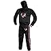 ARD Heavy Duty Sweat Suit Sauna Exercise Gym Suit Fitness, Weight Loss, Anti Rip Hooded