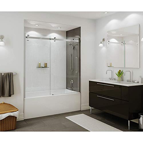 MAAX 105705-R-000-001 Rubix Acrylic Right-Hand Bathtub, 59.75-in L x 32-in W x 18.375-in H, White - Thumbnail 3