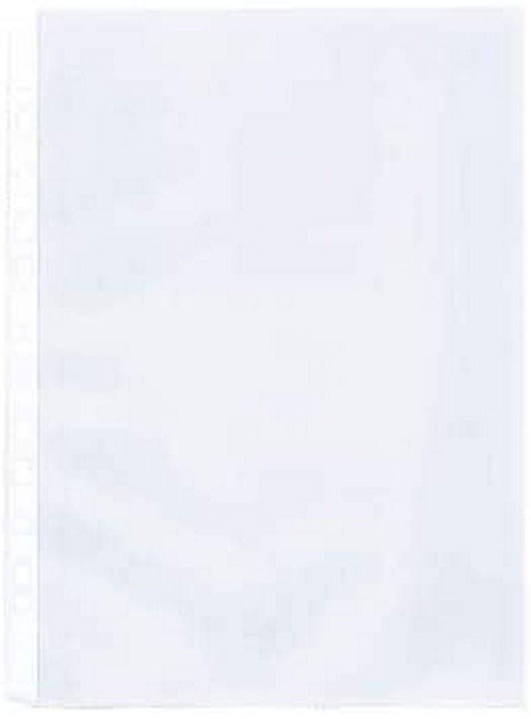 Kangaro Document Wallets A4 PP 2/4/11r 120 Micron Transparent Pack of 50
