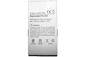 MPF Products 1615mAh Extended AE737173025076 Battery Replacement Compatible with Sirius Stiletto 2 SL2 Portable Satellite Radio SL2PK1 01070000014