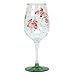 Lolita Love My Party of Two Funky Flamingo 16-Ounce Acrylic Wine Glasses, Set of 2