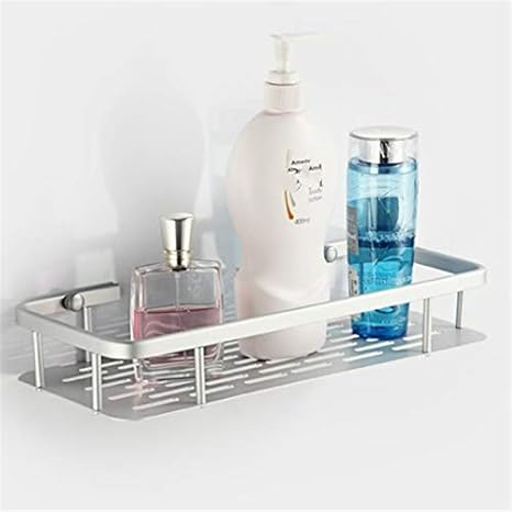 OLGKJ Badezimmerregale Aluminium Silber Shampoo Seifenregale Lagerregal