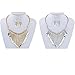 MChoice Necklace, New Luxury Womens Metal Tassels Pendant Chain Bib Necklace Earrings Jewelry Set