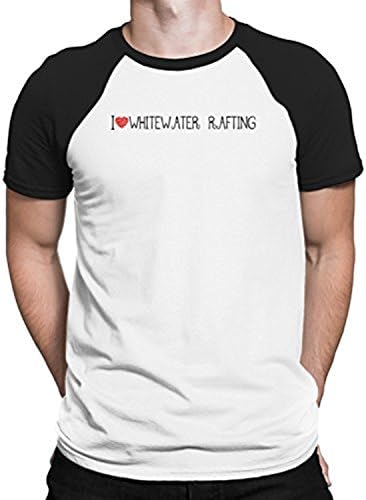 SANAKB I love Whitewater Rafting cool style Raglan T-Shirt X-Large
