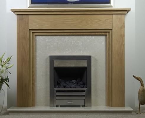 Solid Oak Fireplace Surround The Milverton Amazon Co Uk Kitchen