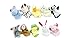 XKX10pcs Velvet Animal Style Finger Puppets Set