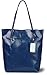 Borgasets New Lady's Genuine Leather Casual Vinatge Top Handle Tote Shoulder Bag Satchel Purse Handbag for Women (Blue-2)