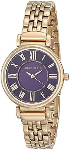 Anne Klein Women's Japanese Quartz Dress Watch with Metal Strap, Gold, 12  (Model: AK/2158PRGB) price in UAE | Amazon UAE | kanbkam