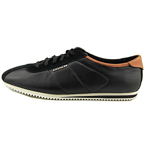 Coach Womens Ivory Soft Nap Leather Lace Up, Black, Size 7.5