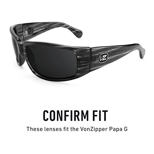 Revant Replacement Lenses for VonZipper Papa G Polarized Fire Red MirrorShield