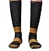 MELERIO Copper Compression Sock for Men & Women Fit to Get Energy, Edema,Varicose Veins, Shin Splints, Flying, Travel, Pregnancy, Nurses