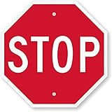 SmartSign "STOP" MUTCD Sign | 12" x 12" 3M Diamond