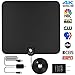 novopal [UPDATED VERSION] Indoor HD Digital TV Antenna | 60~80 Miles Long Range | Support 4K 1080P with Amplified Signal Booster |HDTV Antennas
