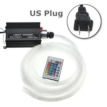 Buy 2m Diy 16w Rgb Led Fiber Optic Star Ceiling Lights Kit 150pcs