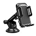 Gen-2 Dashboard Car Phone Holder, Windshield Car Phone Mount, with Strong Sticky Gel Pad for Iphone 11 Pro/ Max/ X/XS/XR/8Plus/8/7Plus/7/6Plus, Galaxy S10/9/8/7, Note9, Google, Moto, Black