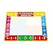 Extra Large Water Drawing Doodle Mat, Reusable, No Chemicals, No Mess, Paint with Water, Doodle Board, Educational Toy for Kids, 3 Magic Pens Included,Doodle Pad，27.5 by 39 Inches