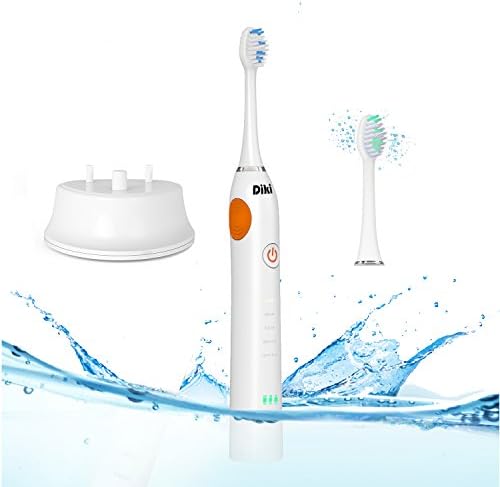 Remove Plaque Clean Electric Toothbrush,DIKI Rechargeable Adaptive Whitening Toothbrush，Multifunctional health does not hurt gums，2 Minutes Timer 5 Modes, IPX 7 Waterproof RLT206