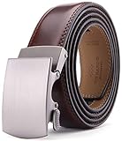 Mio Marino Mens Premium Leather Ratchet Belt