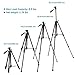 Tripod for Camera - Camopro 62 Inches Lightweight Aluminum Alloy Portable Travel Tripod with Carry Bag for SLR DSLR Camcorder Camera Video DV Lenses Camcorders GoPro Devices Microphones - Tripod