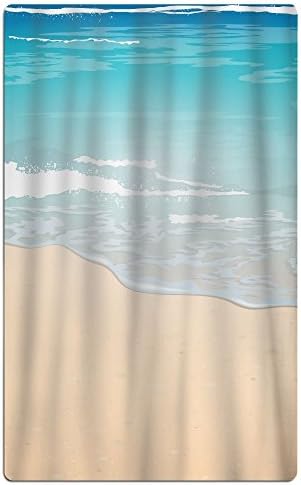 Noi Viviamo Towels Microfiber Beach Towel Beach Clipart Camping Towel Lightweight Fast Dry Towel Large Blanket Mat - Large, Sand-proof Design (31.5in X 51.2in)
