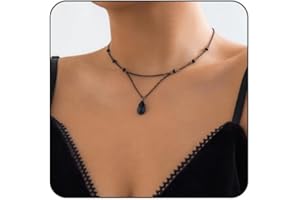 MIFYNN Vintage Gothic Blood Drop Tassel Pendant Necklace Red Water Drop Choker Necklace Punk Style Necklace Dark Tear Drop Y Necklace Halloween Necklace Jewelry for Women