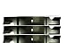(3pk) 13464 61" GRASSHOPPER 320242 Blade Heavy Duty High Lift Notched Set of 3