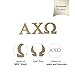 Desert Cactus Alpha Chi Omega Wooden Letter Set Sorority 7.5 Inch Unfinished Wood AXO