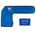 Shoulder Brace Compression Sleeve by KuntoFitness w/Cold Therapy Ice Pack Pocket & Ice Pack for Relief of Rotator Cuff Injury, Shoulder Pain, Sprain, Dislocated AC Joint, Labrum Tear (L/XL, Blue)