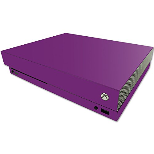 MightySkins Skin Compatible with Microsoft One X Console Only - Solid Purple |…