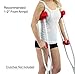 Crutcheze Underarm Crutch Pad and Hand Grip Covers with Comfortable Padding Washable Breathable Moisture Wicking Anti-bacterial Orthopedic Products Accessories (Atomic Red)