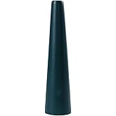 Small Ceramic Bud Vase Tall Conic Flower Single Stem Vase Vase Home Decorative Floral Centerpiece for Wedding and Office (Ink Green)
