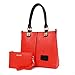 YANXI Letter Handbag Lady Fashion Shoulder Handles PU Leather Tote Bag With Zipper Women Bag Set