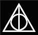 CMI234 Deathly Hallows Harry Potter (2 Stickers of 2