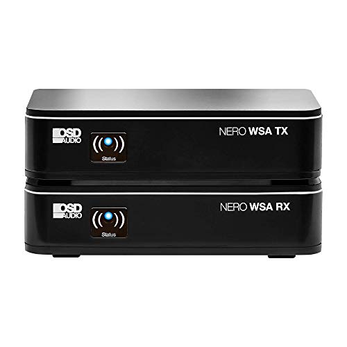 Nero-WSA Wireless Subwoofer Transmitter/Receiver Kit with 5.8 GHz Frequency Band and Dual Source Diversity Antennas - OSD Audio