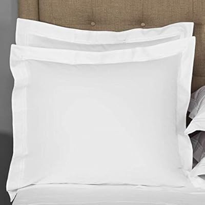 Saharbeddings White Stripe Pillow Cover Set Of 2 European Pillow