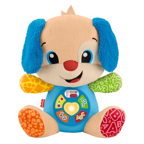 フィッシャープライス(fisher price) うたって！はじめてのえいご バイリンガル・わんわん 赤ちゃん・幼児のおもちゃ ぬいぐるみ 6ヵ月から カラフル JGW96