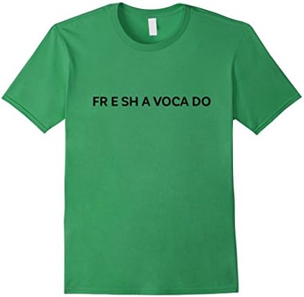 Men's Fr e sh a voca do - Funny t-shirt Medium Grass