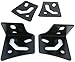 GS Power A Pillar Windshield Hinge Mount Brackets for Offroad LED HID Fog Work Lights. Compatible with 1997-2018 Jeep Wrangler TJ & JK (Also Available for 2019 JL & 2020 Gladiator JT)