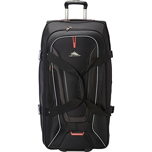 High Sierra AT7 Upright Wheeled Rolling Duffel Bag, Black, 32Inch