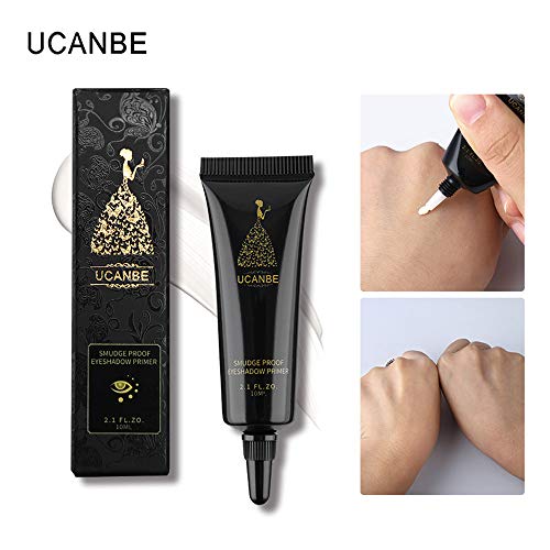shamrock58 UCANBE Eye Primer by Radiant Complex Eyeshadow Base for a Perfectly Primed Eyelid Whitening (Black)