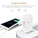 Axmda Samsung Galaxy S9 S8/Note 8 Adaptive Fast Charger Type-C Cable Kit, USB C Quick Charge 2.0 (Wall Charger + Car Charger + 2 type-c Cable) for Samsung Galaxy S8,S9 and S8 Plus, Google Pixel