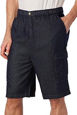 full elastic cargo shorts