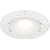 Maxim Lighting 87663WT Crisp - 12W 1 LED Trimless Downlight-1.25 Inches Tall and 3.75 Inches Wide, Finish Color: White