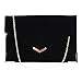 Velvet Envelope Clutch Large Evening Bag Women Bag Metal-Trim Shoulder Bag,Wedding Clutch Bag Purse (Black)