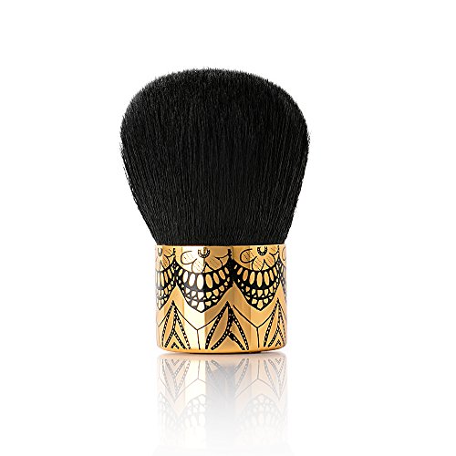 ENZO KEN Kabuki Brush for Powder Foundation Blending Blush Buffing Makeup Brush(Non-retractable)