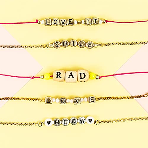 STMT DIY Alphabet Jewelry Set, Design 10 Premium Personalized VSCO Girl
