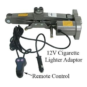 Amazon.com: 1 Ton Electric Scissor 12v Auto Car Jack Lift