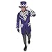 Black and Purple Gothic Mad Hatter Adult Costume