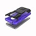 Yiakeng for Moto E5 Play Case, Moto E5 Cruise Case, Dual Layer shockproof Slim Protective with kickstand Hard Phone Case Cover for Motorola Moto E5 Play (Blue)