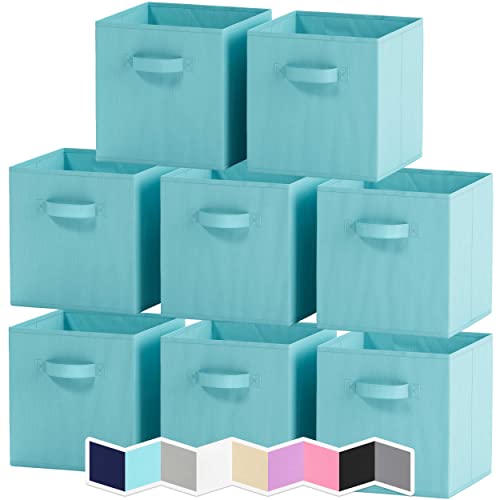 Royexe Cube Storage Baskets for Organizing 11 Inch Set of 8 Heavy